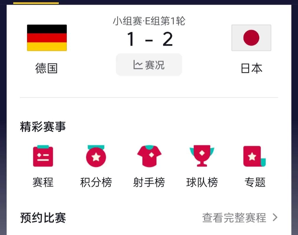 德国对日本比分预测